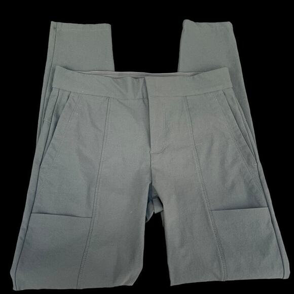 ATHLETA Wander Stash Skinny Pants - Olive Green - Size 0 - Picture 15 of 16